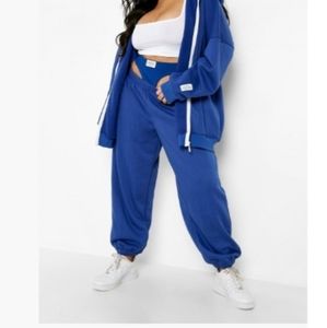 *DONATED* Tessa Brooks Plus Double Layer Branded Oversized Joggers